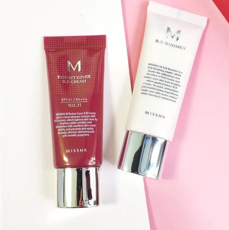 MISSHA M Perfect Cover BB Cream 50ml – New Version | CC Concealer, Whitening & Waterproof Liquid Foundation
