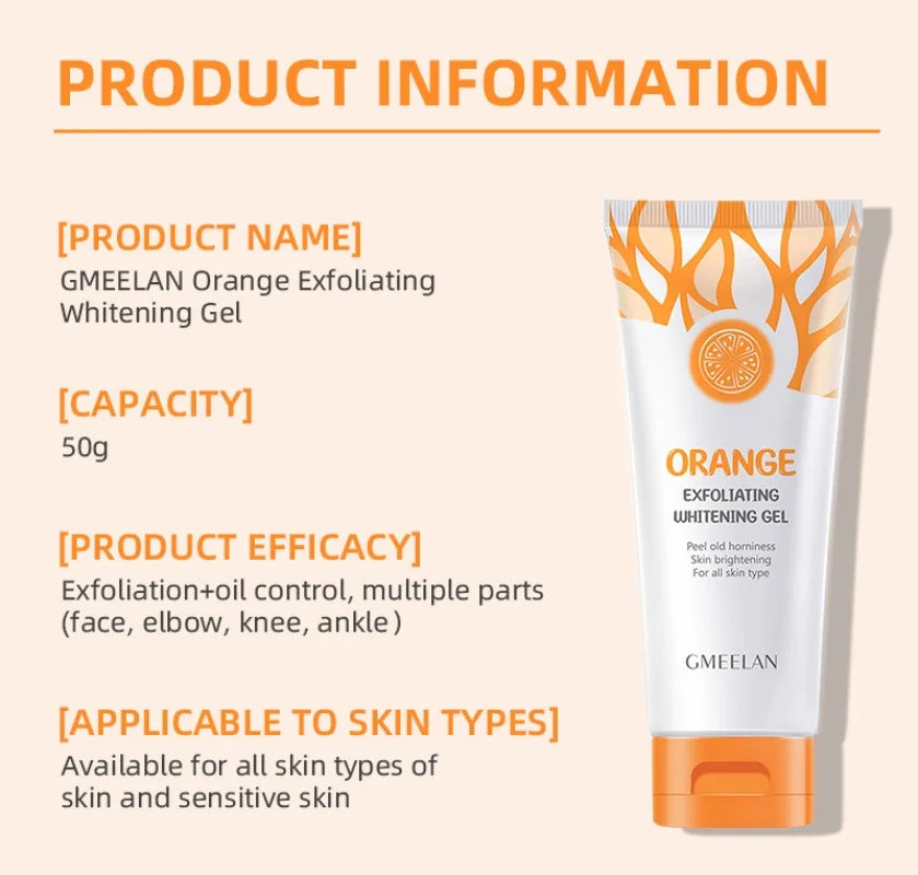 Orange Brightening Exfoliating Gel Scrub