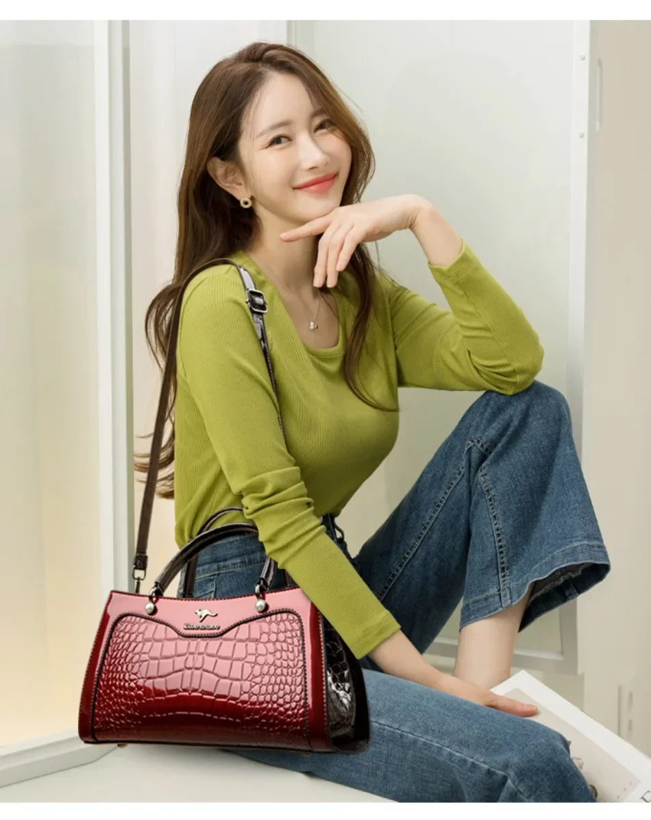 The Marbella Croc Tote