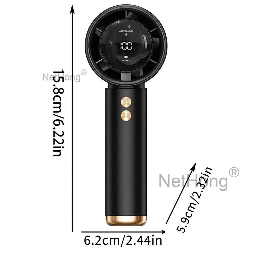 3000Amh Portable 3 Speeds USB Rechargeable Mini Folding Handheld Fan Cooling UK~