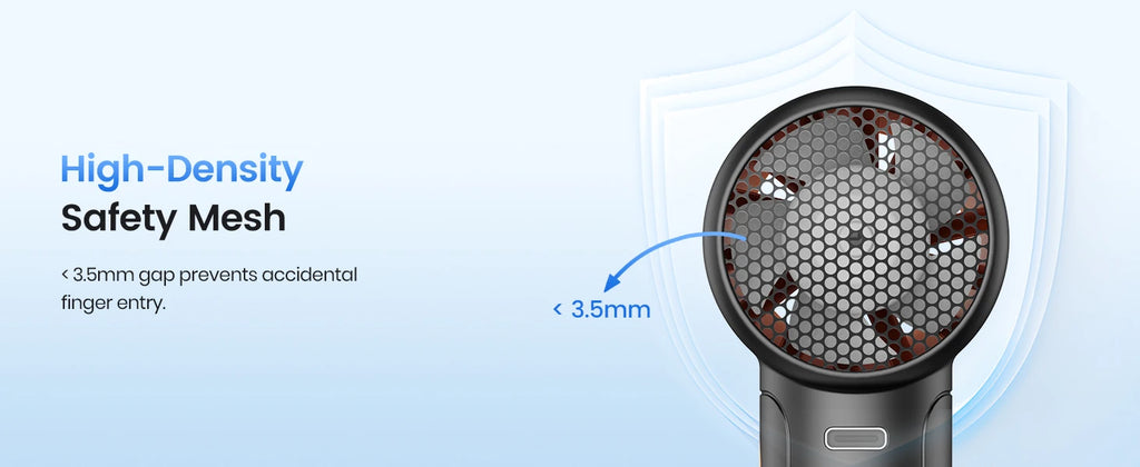 Warmco 10000mAh Turbo Portable Handheld Fan, [36H Long Runtime] USB Rechargeable Personal Travel Fan With 5 Speeds & LED Display for Travel Outdoor, Gift for Men and Women