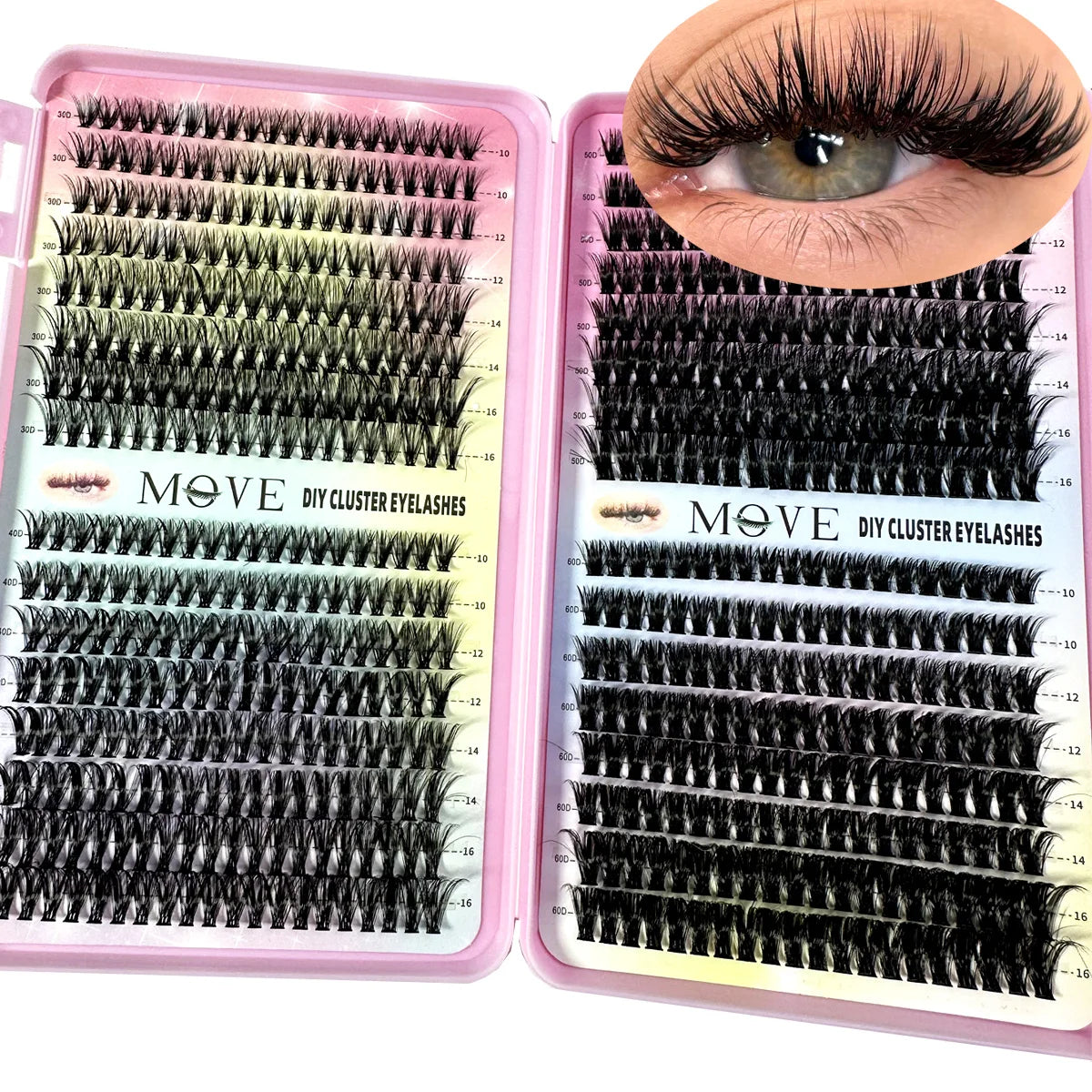 5D Faux Mink Cluster Lashes Kit — 640 Pcs
