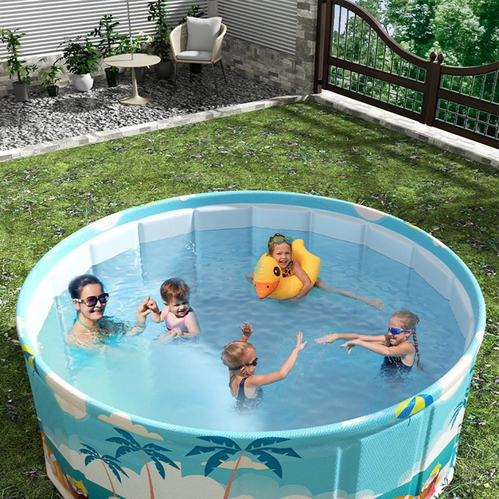 Foldable Kids & Pet Pool – Wading Pool & Dog Bath Tub 90/120/160cm