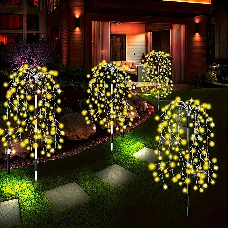 Solar Firework Fairy Lights – LED Outdoor Waterproof Garden Lamp