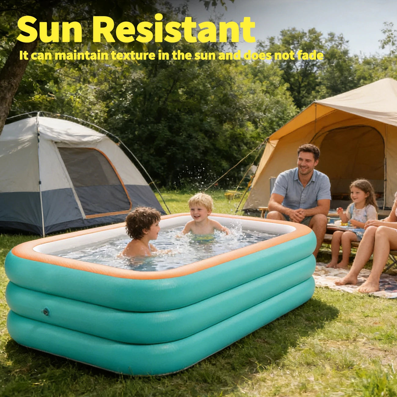 Durable Thickened Family Inflatable Swimming Pool – Large Backyard Pool