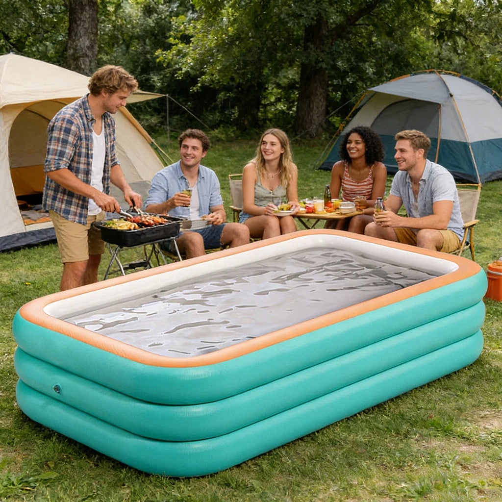 Durable Thickened Family Inflatable Swimming Pool – Large Backyard Pool