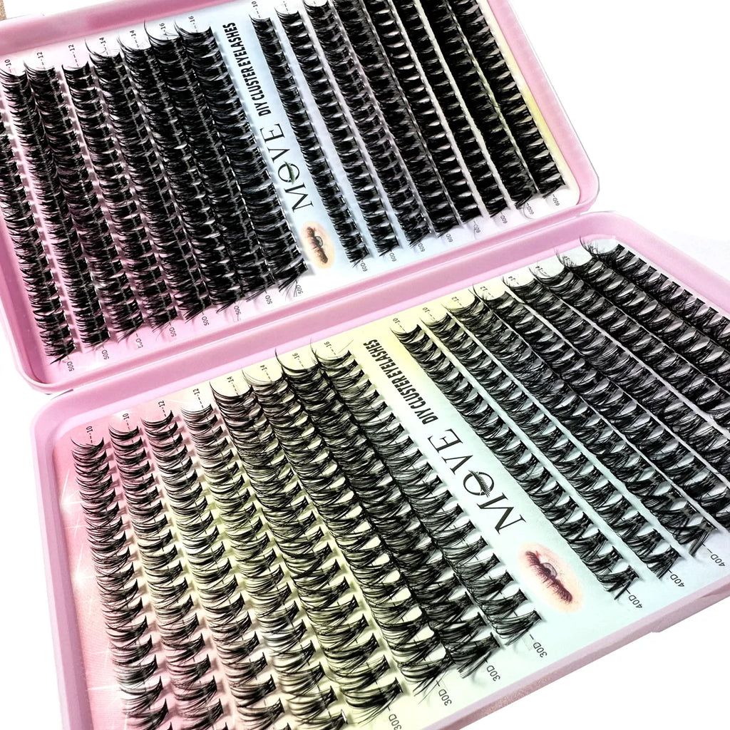5D Faux Mink Cluster Lashes Kit — 640 Pcs