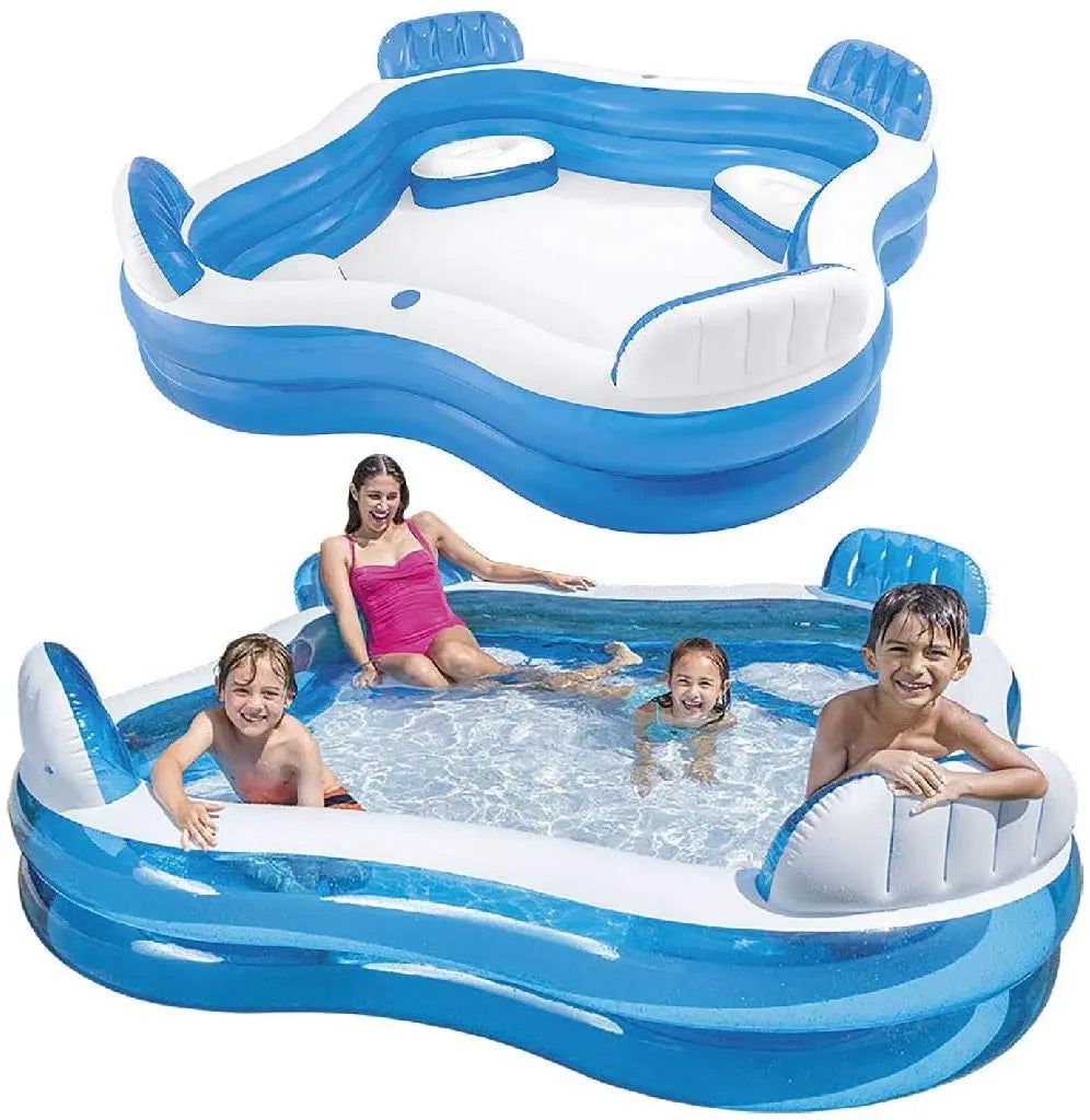Intex Swim Centre Family Pool with Seat – Inflatable Garden Pool