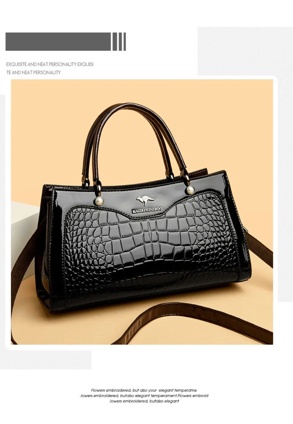 The Marbella Croc Tote
