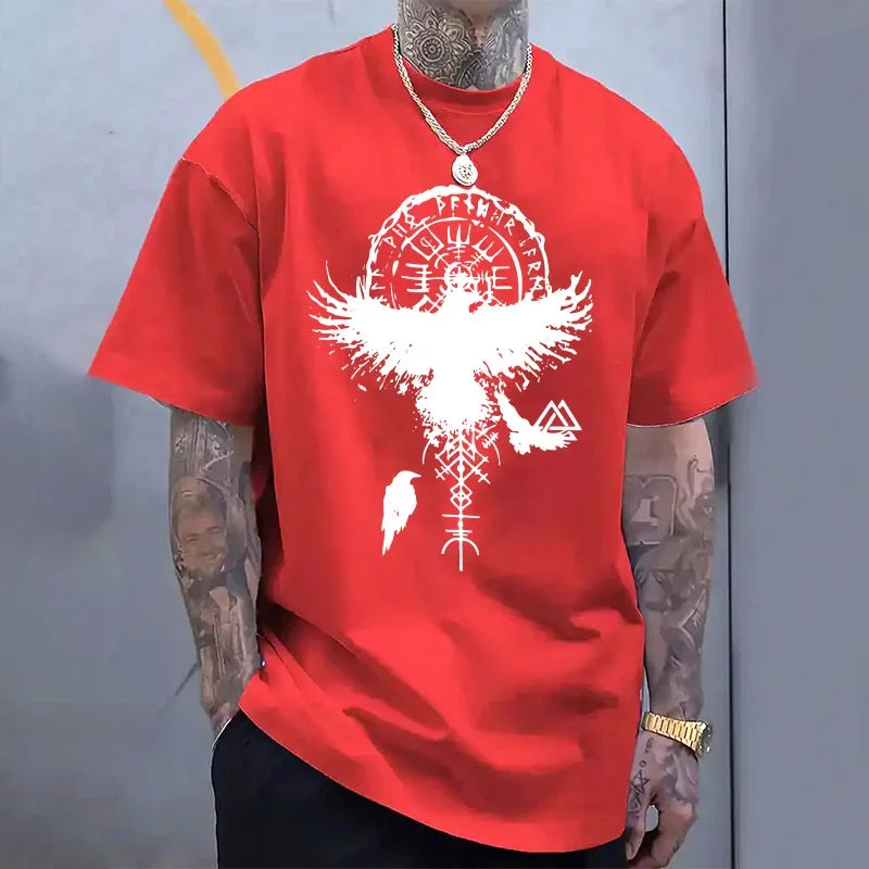 Men's Ancient Raven 100% Cotton T-Shirt – Soft Casual Tee