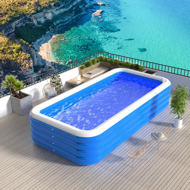 Oversized Inflatable Swimming Pool – Extra Large for Kids & Adults