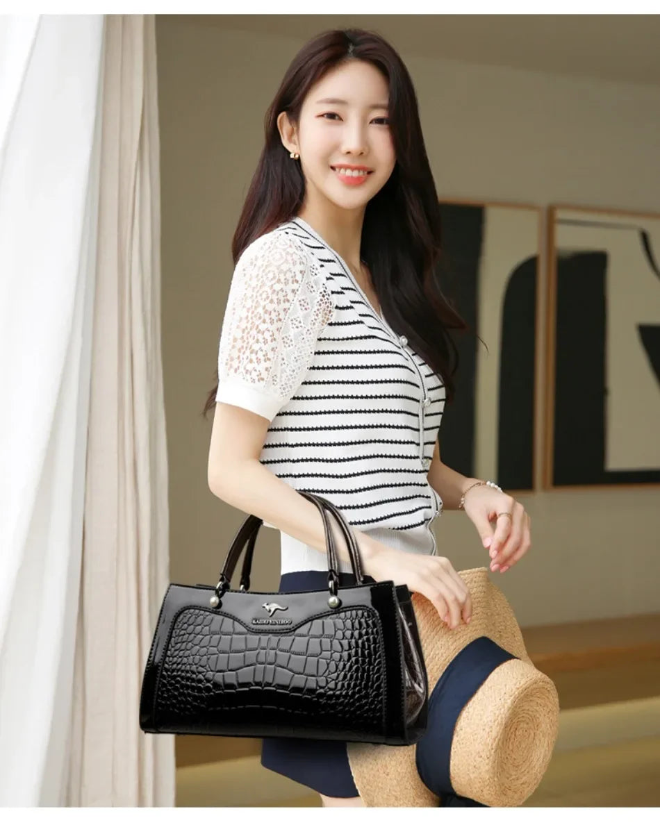 The Marbella Croc Tote