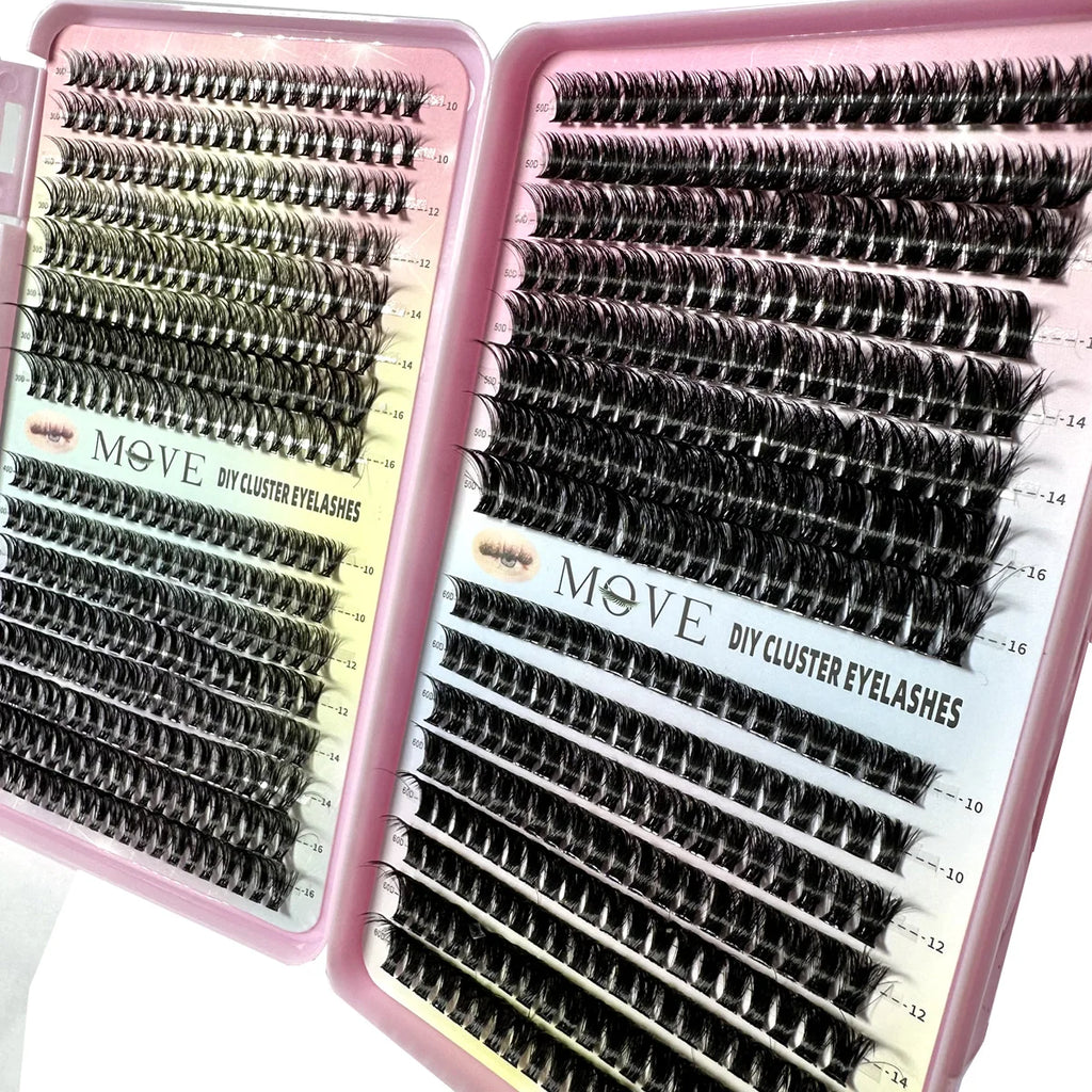 5D Faux Mink Cluster Lashes Kit — 640 Pcs