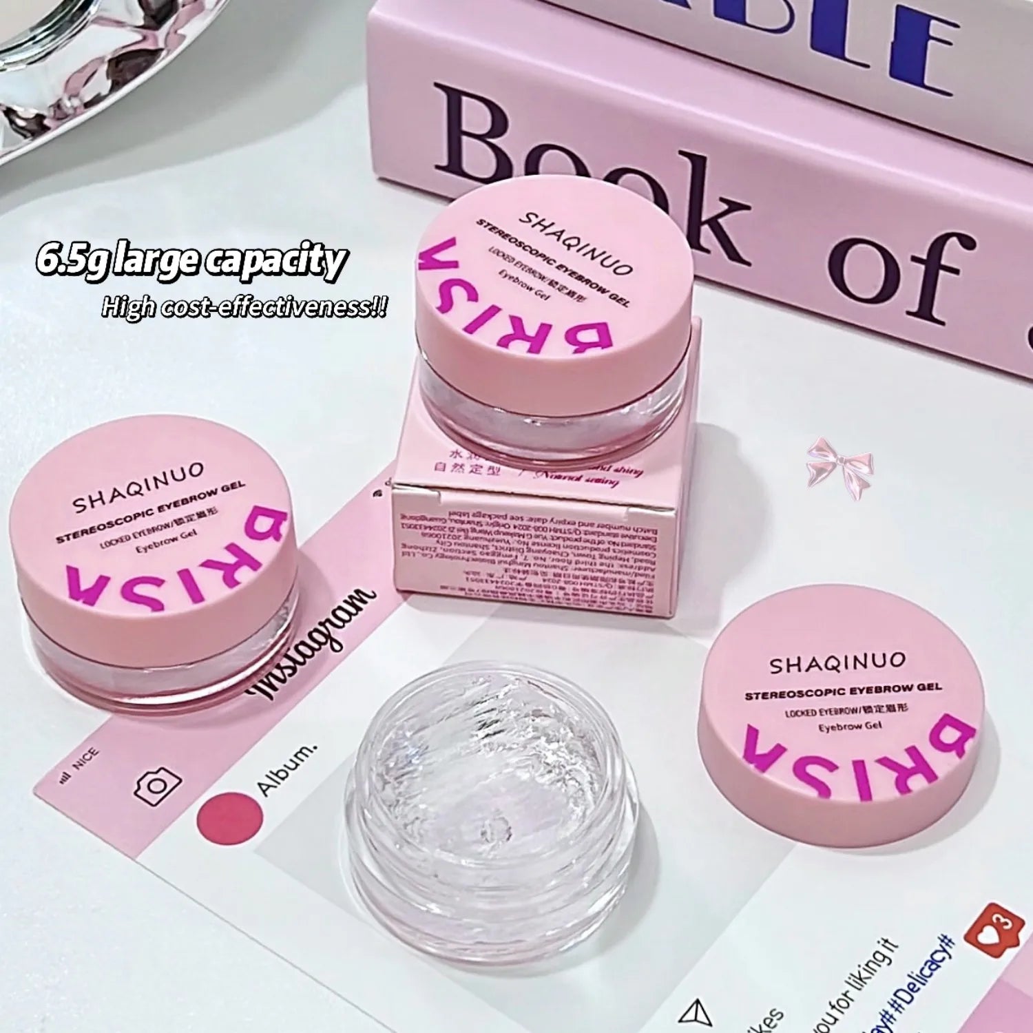 3D Eyebrow Shaping Soap Gel