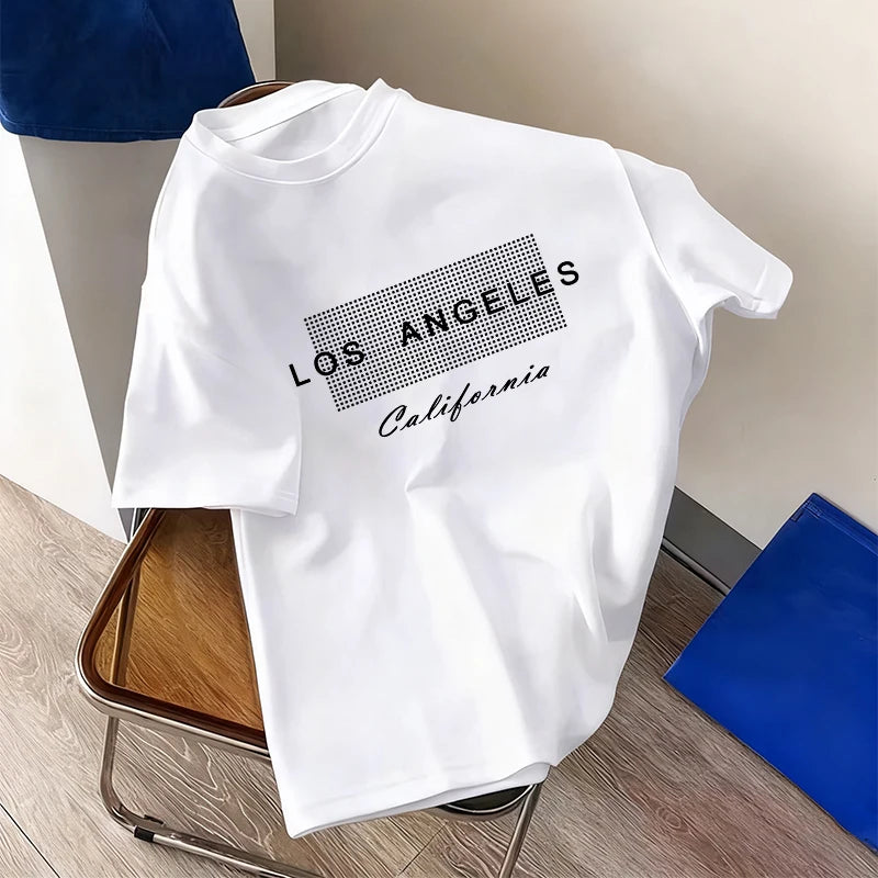 Men's 100% Cotton Crew Neck T-Shirt – Urban Casual Summer Top