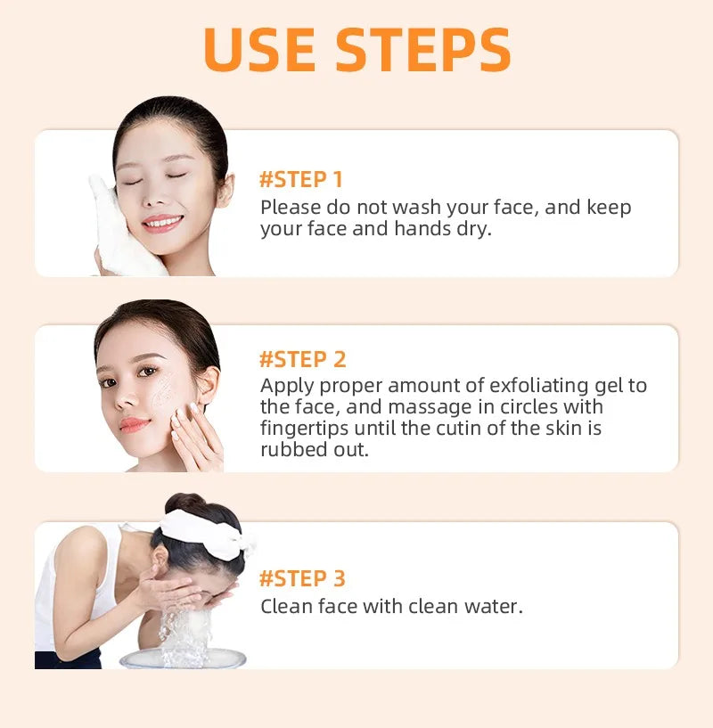 Orange Brightening Exfoliating Gel Scrub