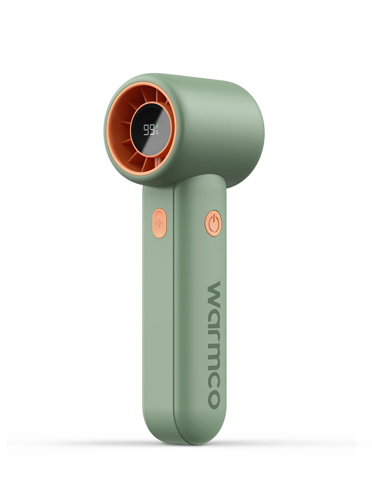 Warmco Portable Handheld Fan, 15000 RPM High Speed Personal Turbo Fan, 5000mAh Rechargeable Battery with LED Display, 5 Speeds Powerful Wind for Travel, Outdoor, Makeup
