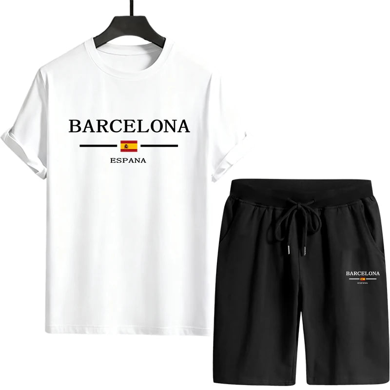 2026 Men's Urban Co-ord Set – T-Shirt & Shorts