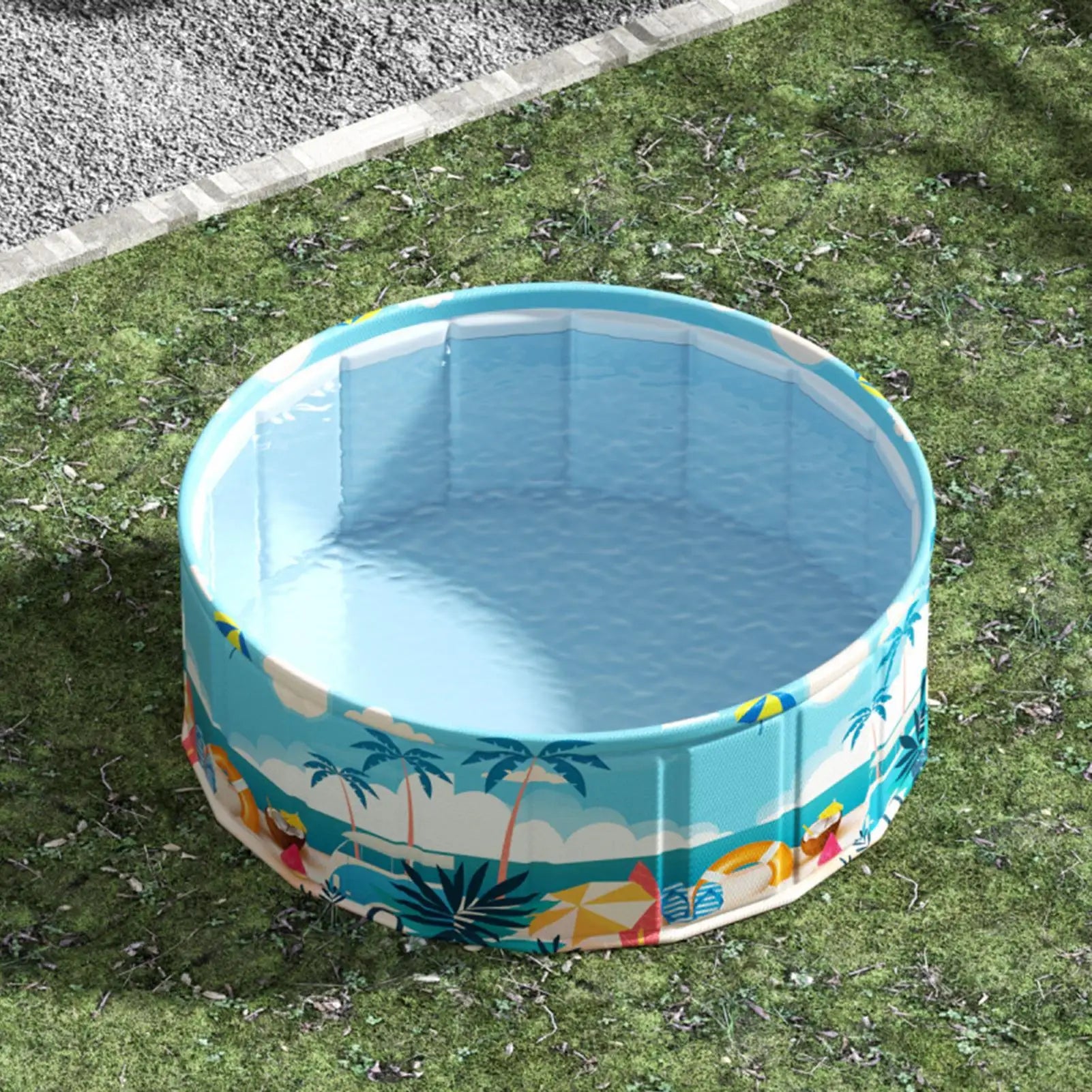 Foldable Inflatable Paddling Pool – Kids & Pets 90/120/160cm