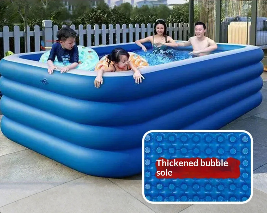 Thickened Outdoor Family Inflatable Pool – Large Portable Swim Pool