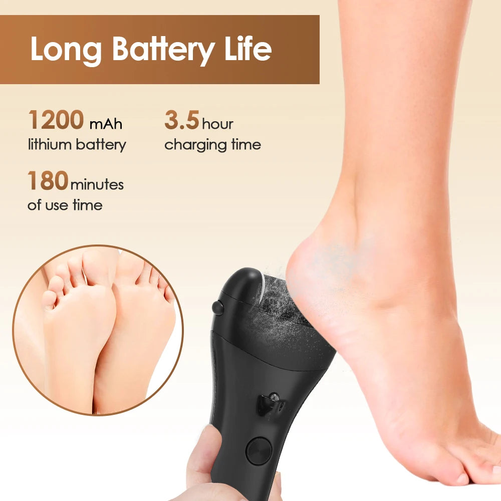 Electric Foot Grinder, Dead Skin Callus Trimmer, Professional Foot Care Tool With LCD Display, Dead Hard Skin Callus Remove