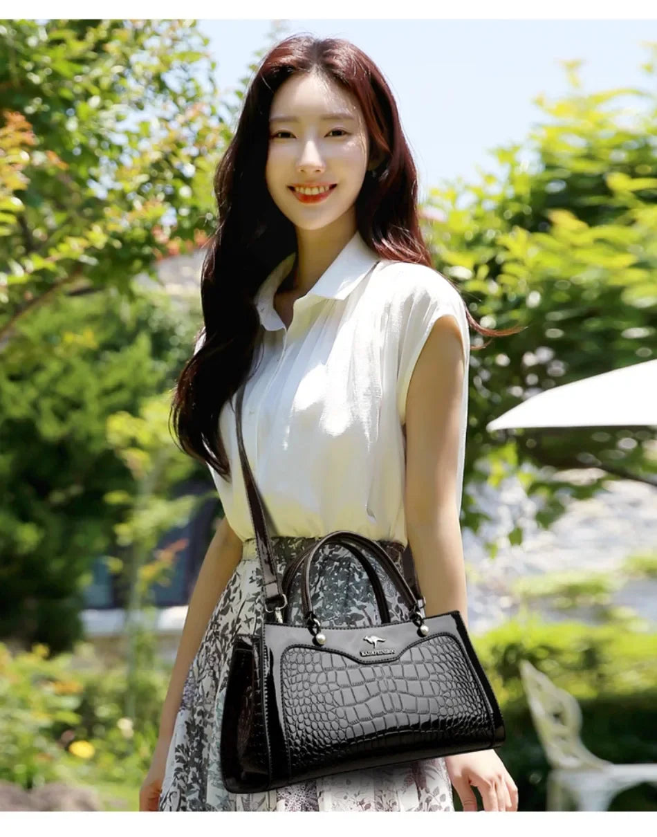 The Marbella Croc Tote