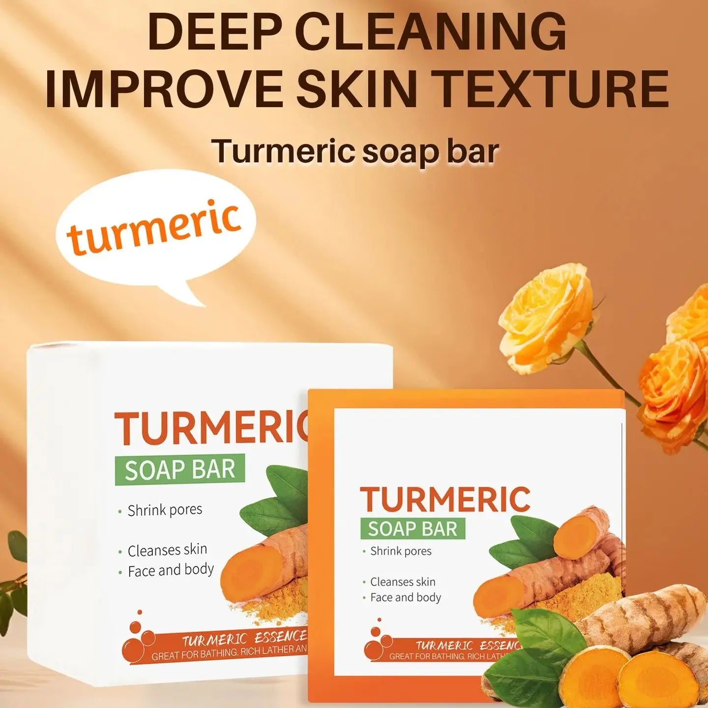 Handmade Turmeric Brightening Body Soap