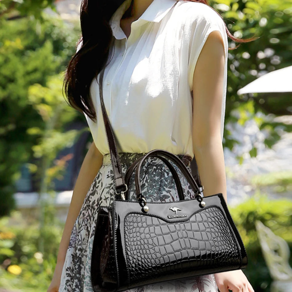 The Marbella Croc Tote