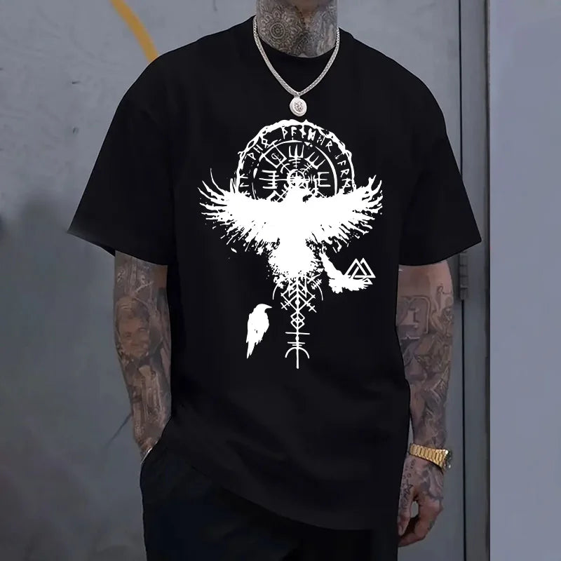 Men's Ancient Raven 100% Cotton T-Shirt – Soft Casual Tee