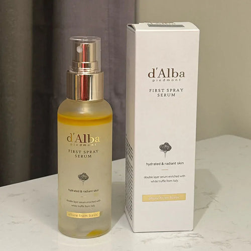 d'Alba White Truffle Hydrating Facial Spray Serum 100ml – Pore Minimising, Moisturising & Skin Repair Essence