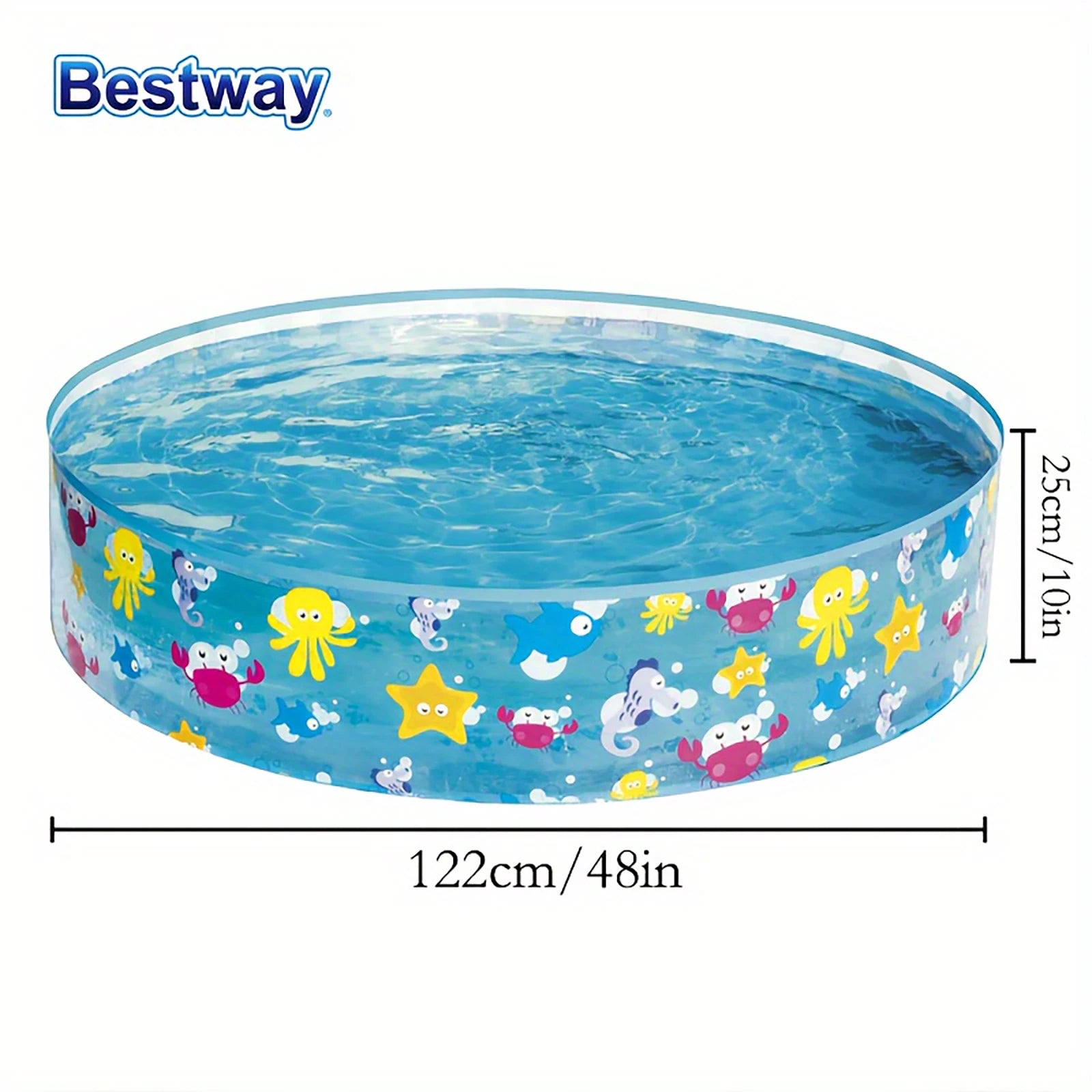 Bestway Inflatable Swimming Pool – Portable Backyard Play Pool