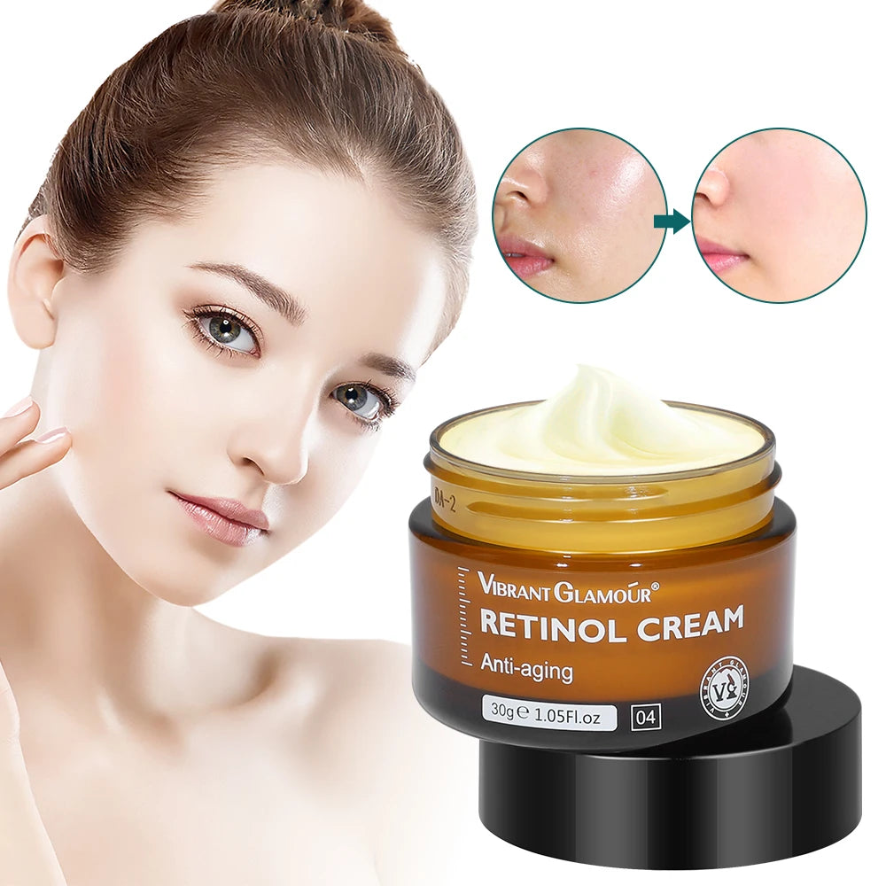 30g Retinols Facial Cream Eye Serum Moisturizing Firming Lifting Anti-Aging Reduce Wrinkle Fine Lines Face Skin Care Beauty