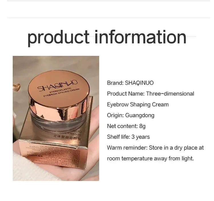 3D Eyebrow Shaping Soap Gel