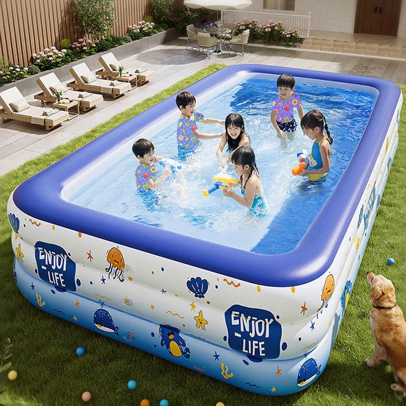 Inflatable Swimming Pool – Kids & Family Outdoor Pool