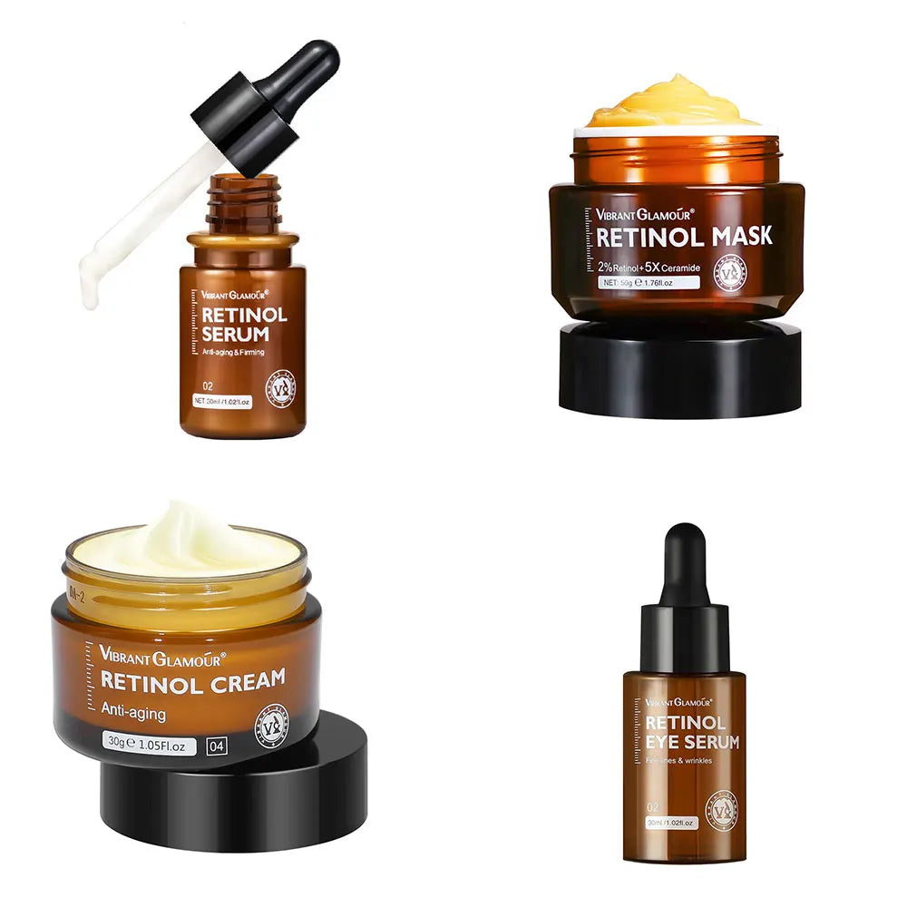 30g Retinols Facial Cream Eye Serum Moisturizing Firming Lifting Anti-Aging Reduce Wrinkle Fine Lines Face Skin Care Beauty