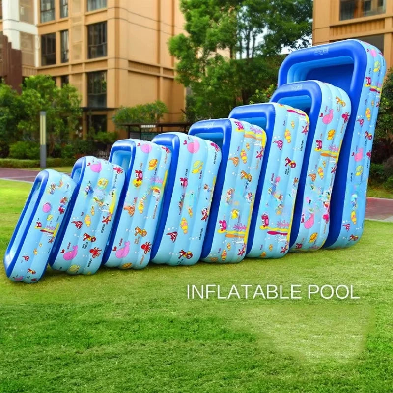 Large Indoor Inflatable Pool – Kids Ocean Ball Play Pool