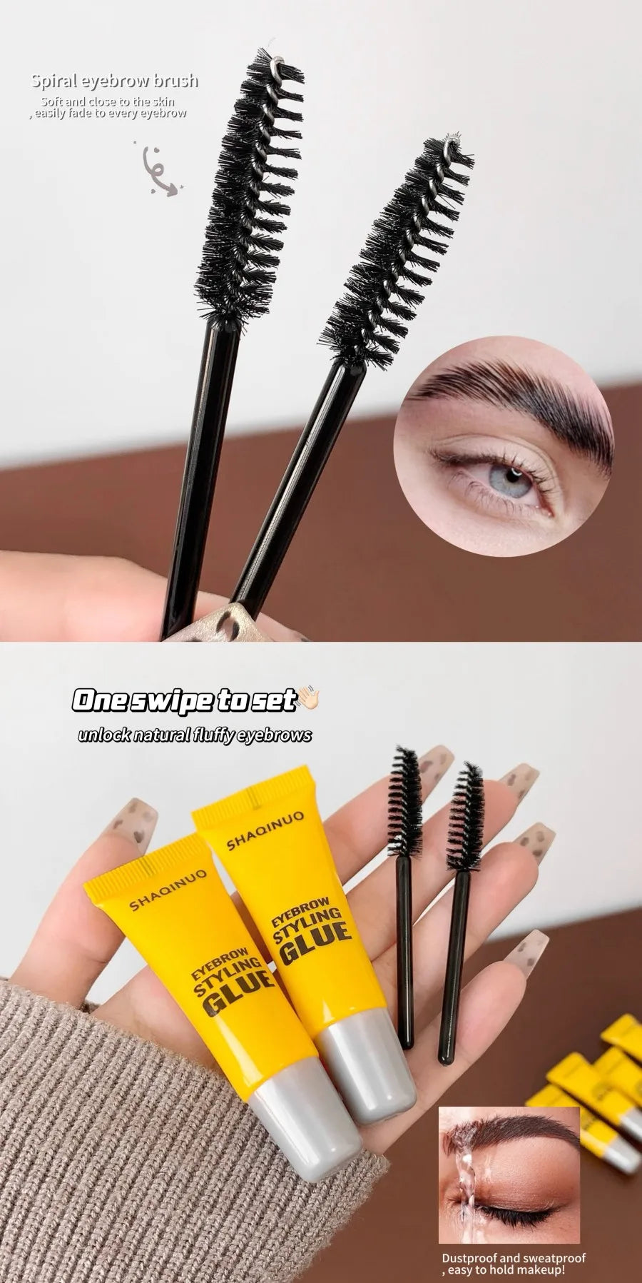 Wild Brow Shaping Gel Cream with Brush