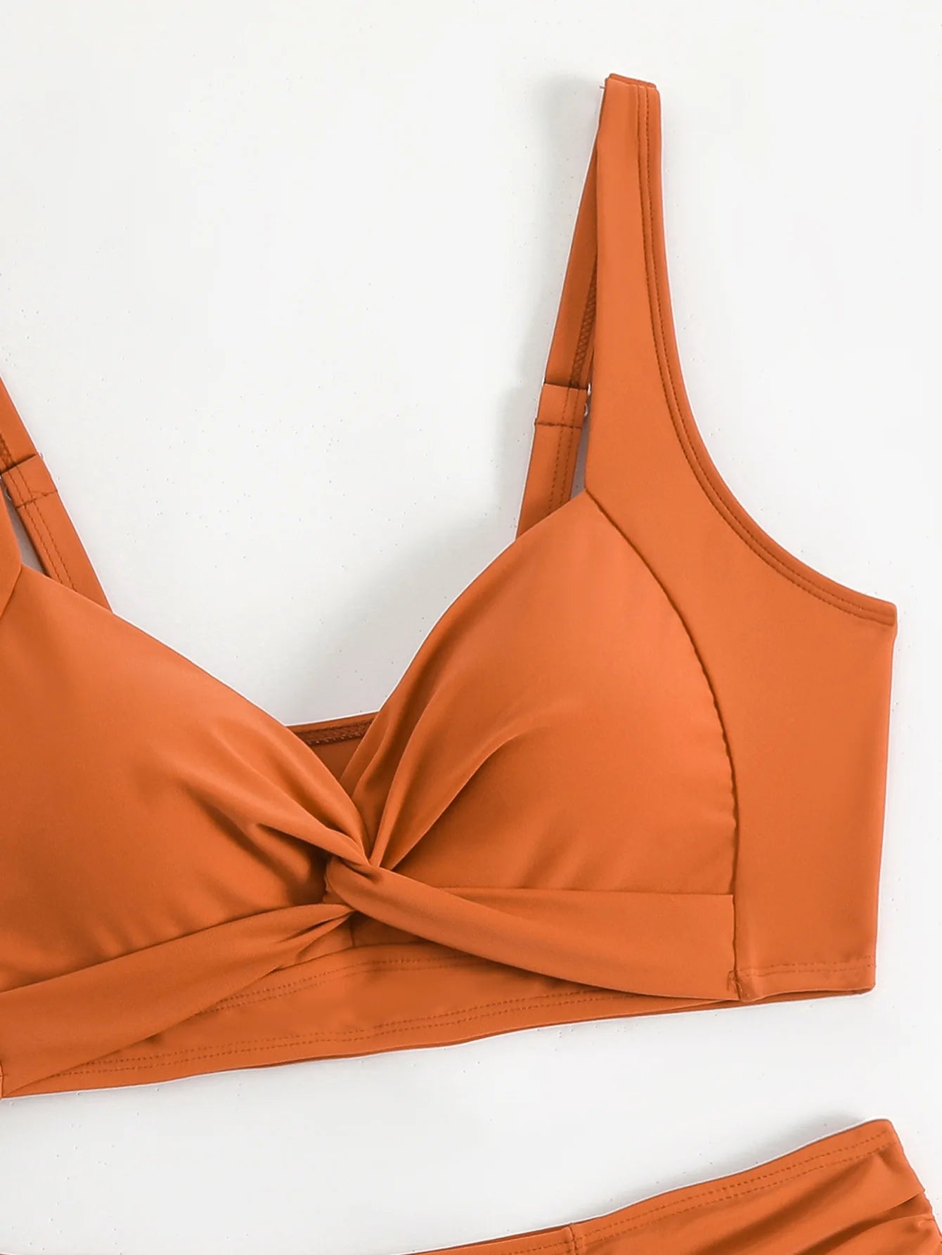 High Waist Cross Bikini Set — Two Piece Swimsuit