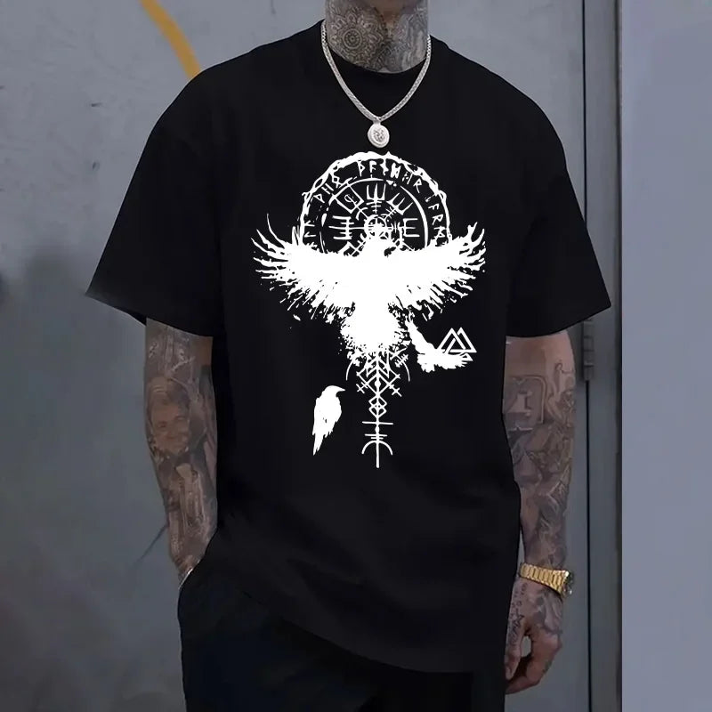 Men's Ancient Raven 100% Cotton T-Shirt – Soft Casual Tee