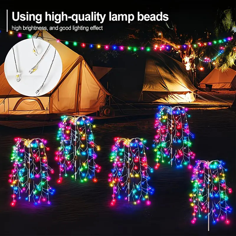 Solar Firework Fairy Lights – LED Outdoor Waterproof Garden Lamp