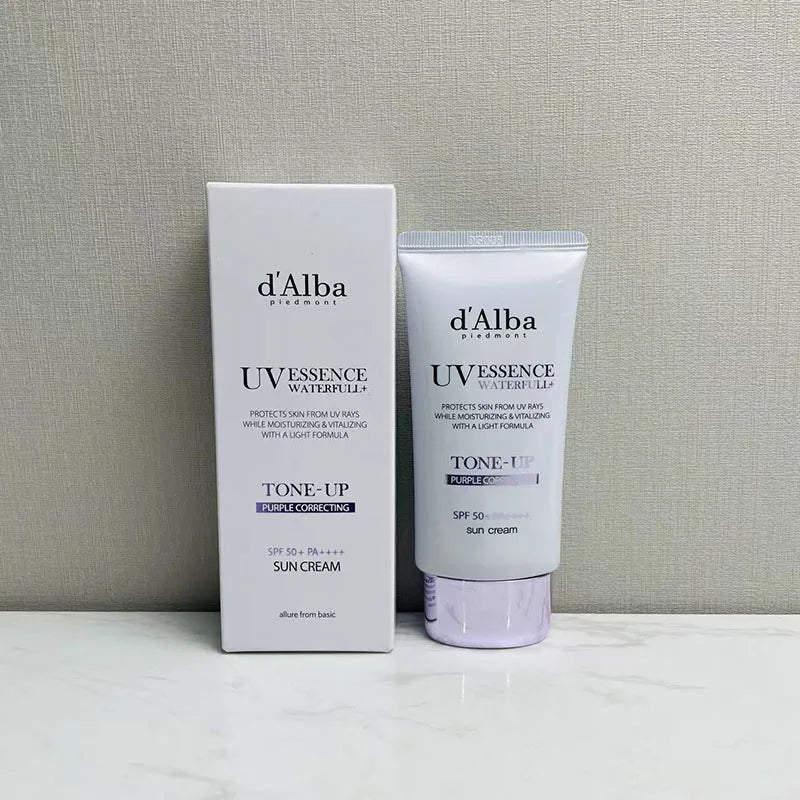 d'Alba UV Essence White Truffle Sunscreen SPF50+ – 50ml Whitening, Moisturising & Lightweight Sun Care