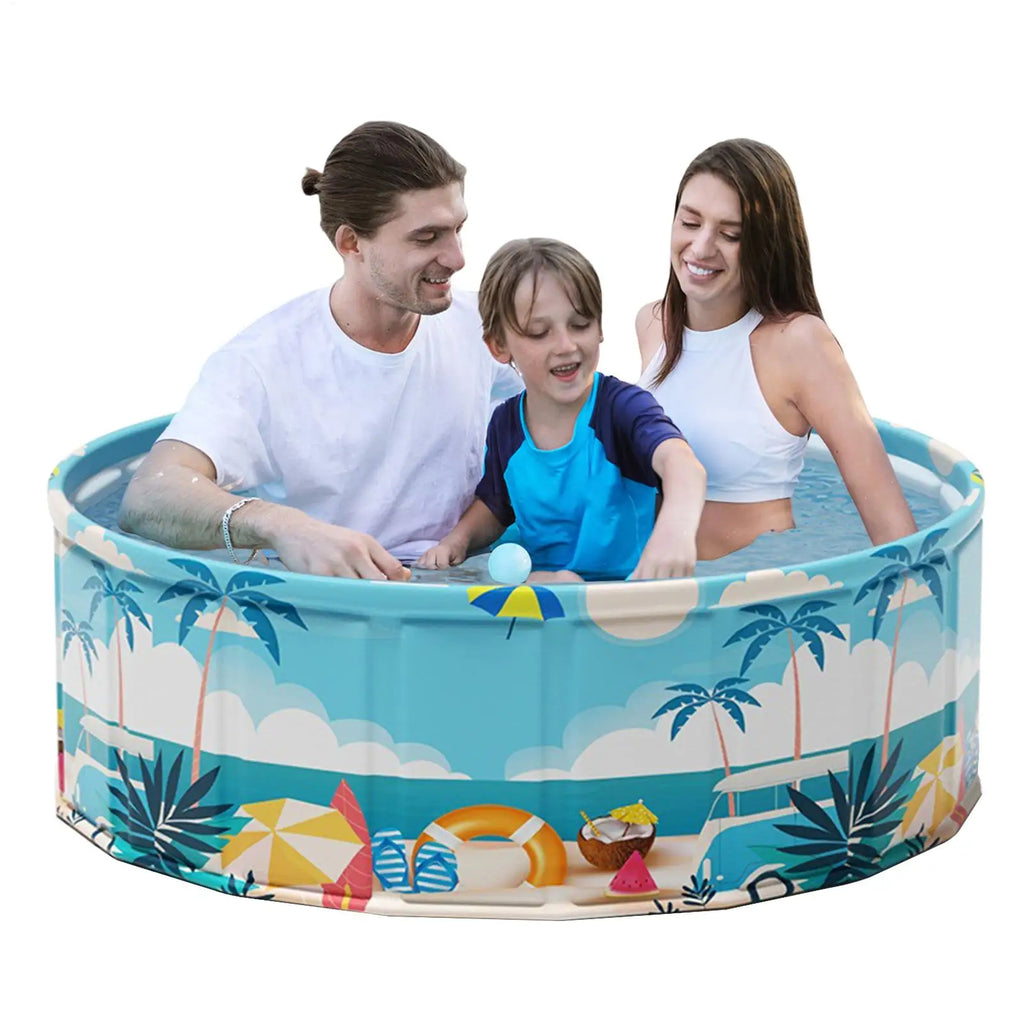 Foldable Kids & Pet Pool – Wading Pool & Dog Bath Tub 90/120/160cm