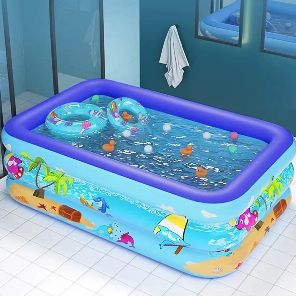 Inflatable Swimming Pool – Adults, Kids & Toddlers Garden Pool