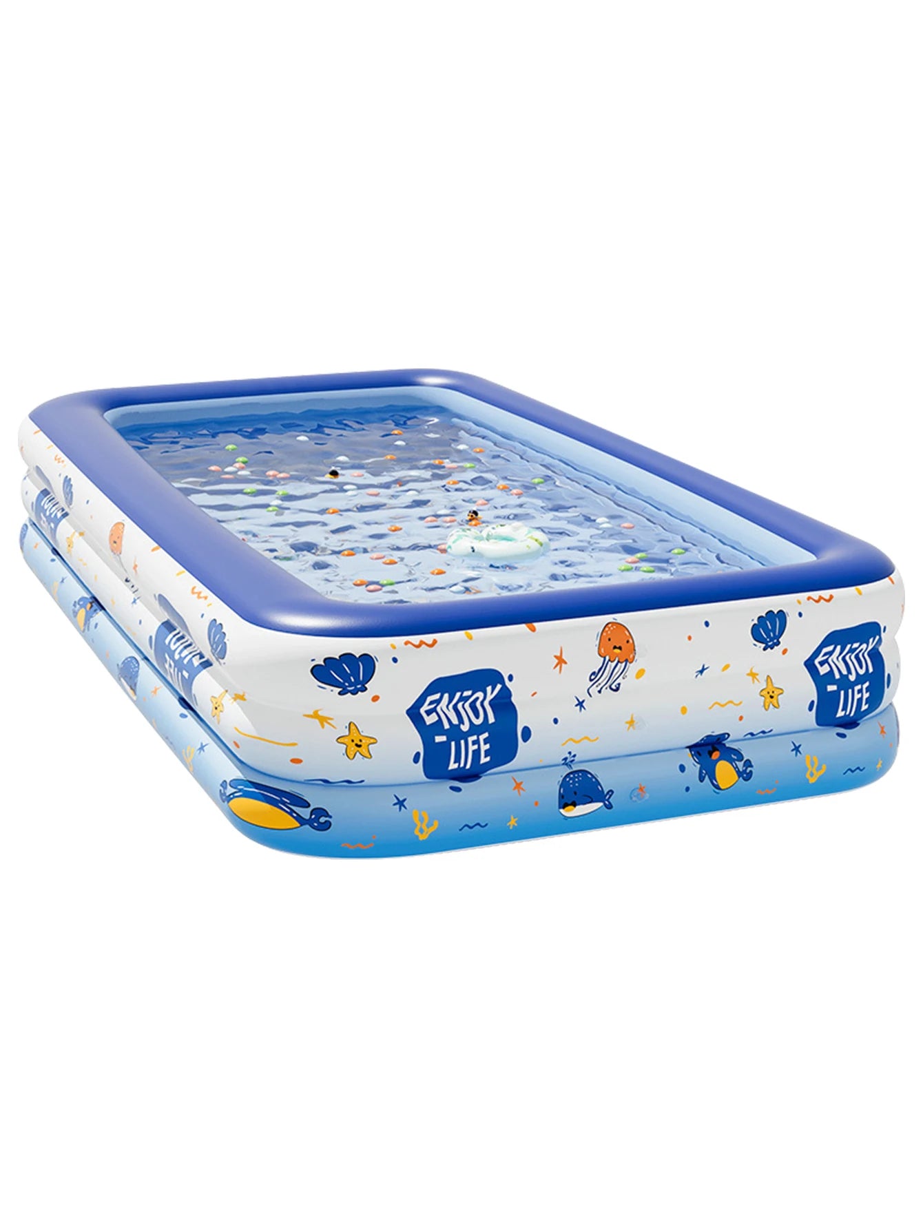1PC Large Inflatable Swimming Pool, Portable Above Ground Pool, Thickened PVC Outdoor Backyard Summer Water Play Pool