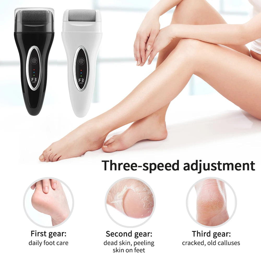 Electric Foot Grinder, Dead Skin Callus Trimmer, Professional Foot Care Tool With LCD Display, Dead Hard Skin Callus Remove