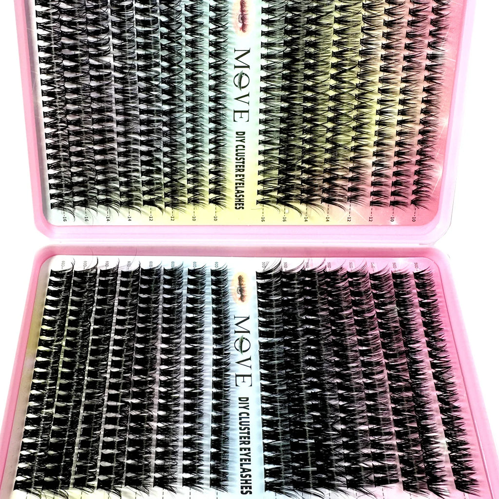 5D Faux Mink Cluster Lashes Kit — 640 Pcs