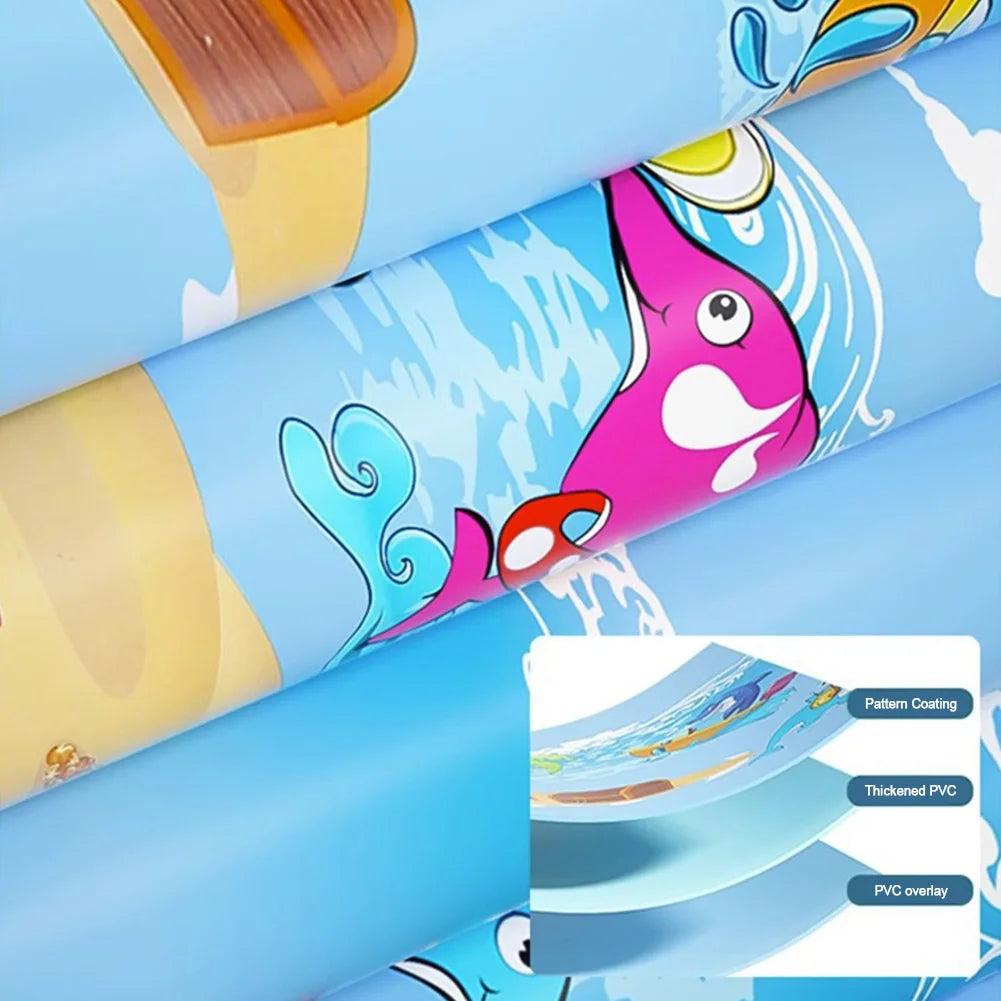 Large Family Inflatable Swimming Pool – 120cm Rectangle Frame