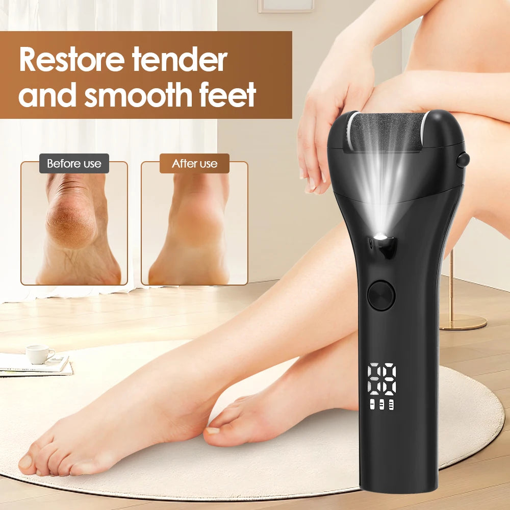 Electric Foot Grinder, Dead Skin Callus Trimmer, Professional Foot Care Tool With LCD Display, Dead Hard Skin Callus Remove