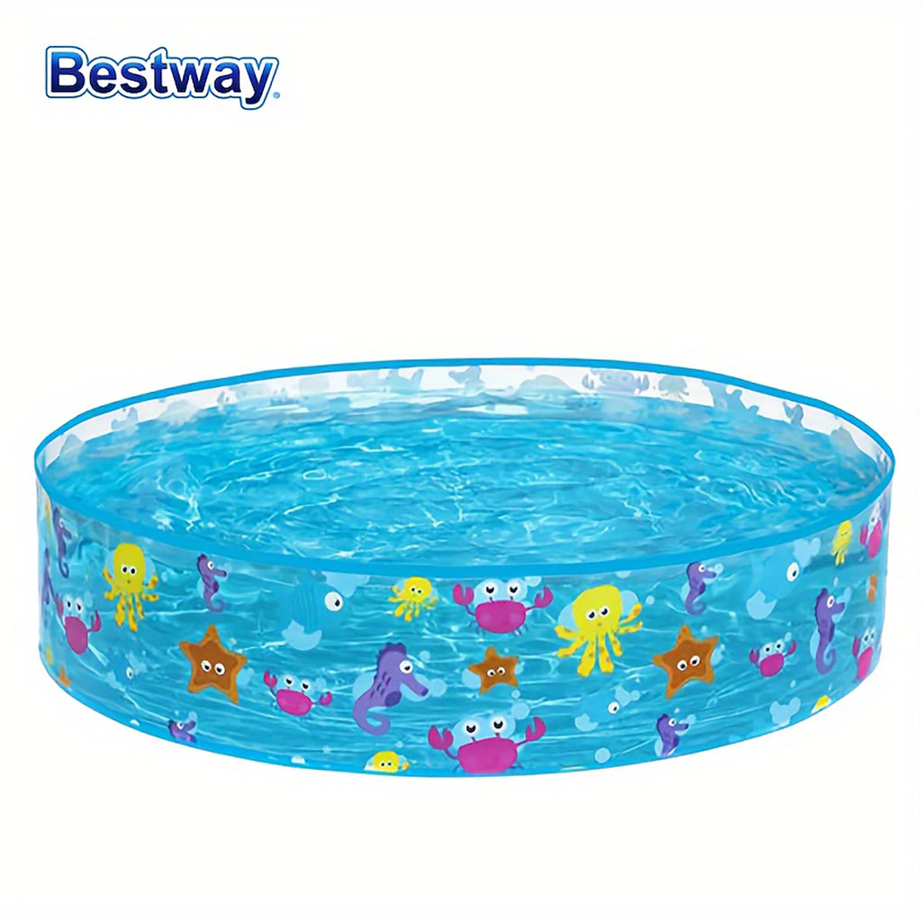 Bestway Inflatable Swimming Pool – Portable Backyard Play Pool