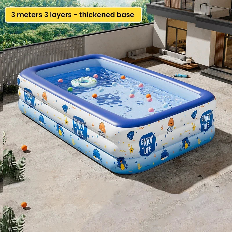 Inflatable Swimming Pool – Kids & Family Outdoor Pool